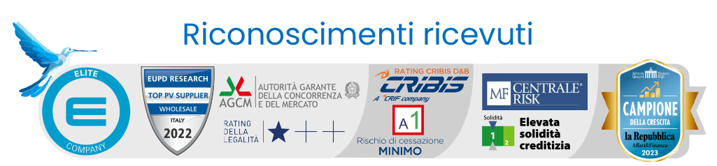 riconoscimenti ricevuti