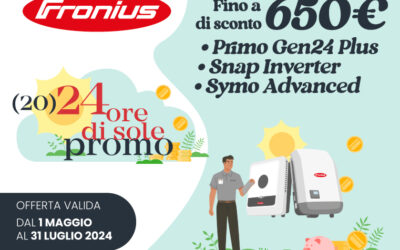 Sconti imperdibili con la nuova promozione Fronius