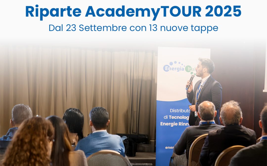 Riparte a Settembre AcademyTOUR: la formazione tecnica per installatori e professionisti del fotovoltaico!