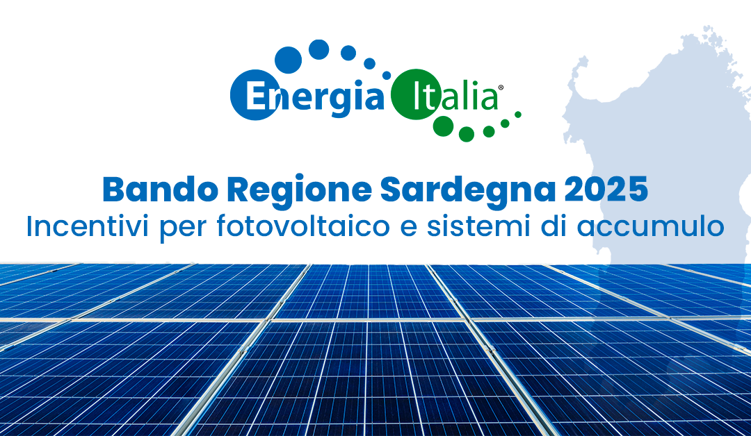 Nuovo bando 2025  Regione Sardegna per fotovoltaico e accumulo